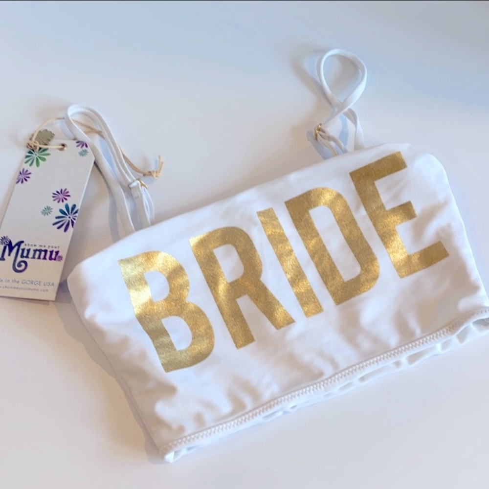 Show me your mumu Bride swimsuit top